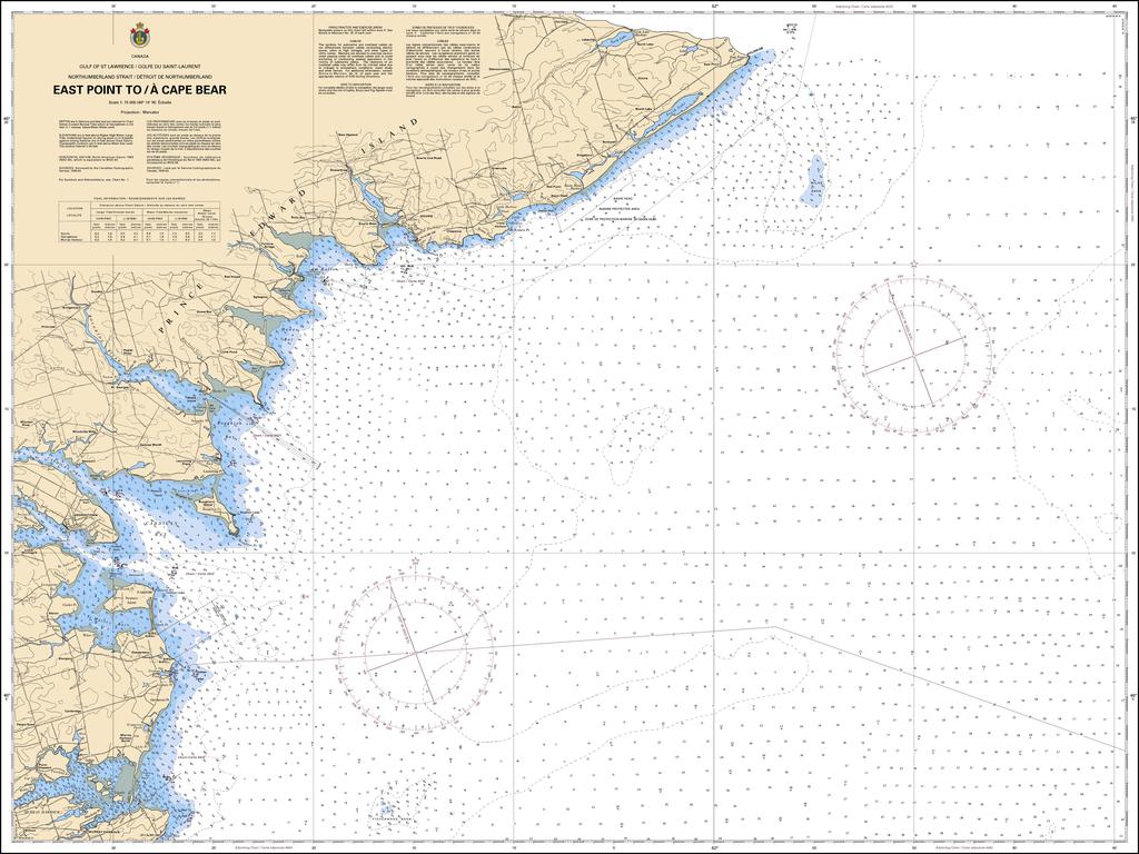 CHS Chart 4403: East Point to / à Cape Bear