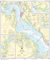 NOAA Chart 12248: James River - Newport News to Jamestown Island, Back River and College Creek