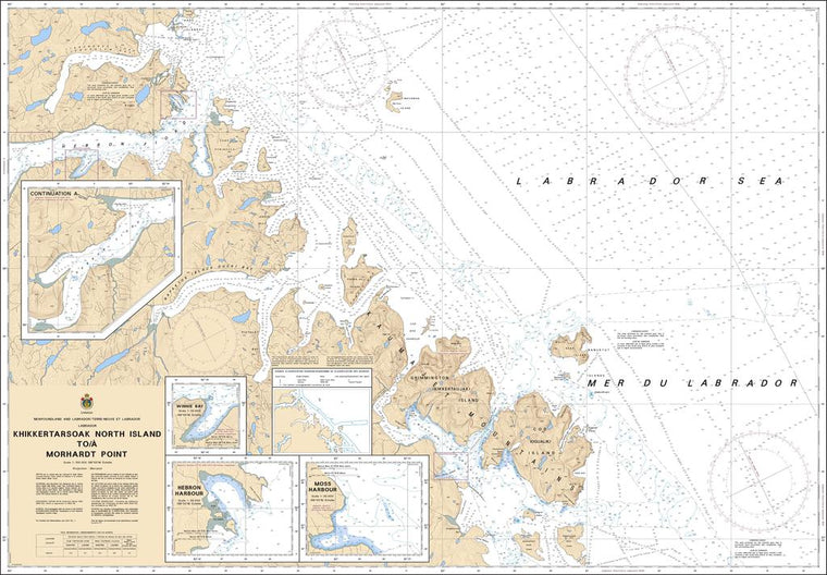 CHS Chart 5056: Khikkertarsoak North Island to / à Morhardt Point