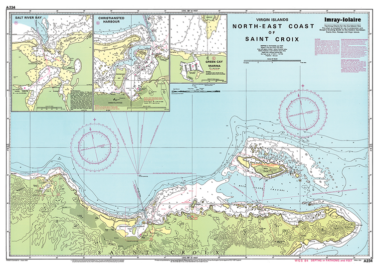 Imray Chart A234: Northeast Coast of St Croix