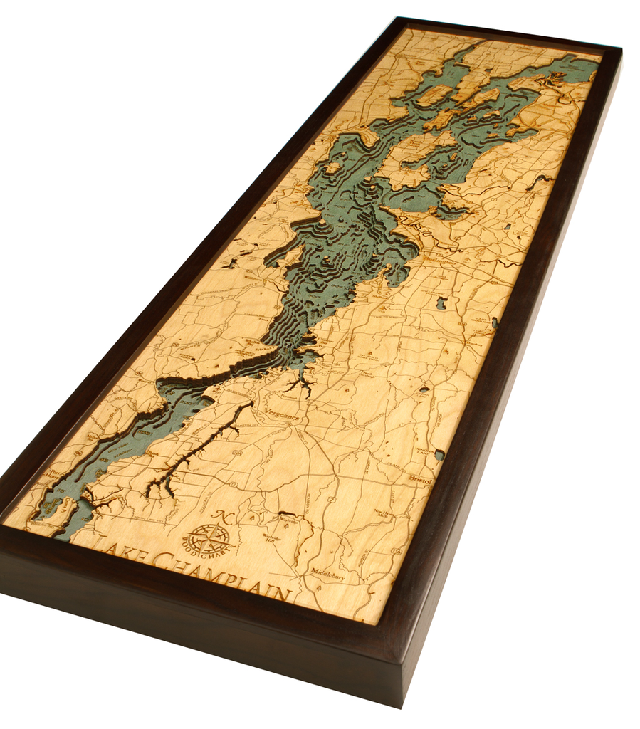WoodChart of Lake Champlain, New York & Vermont