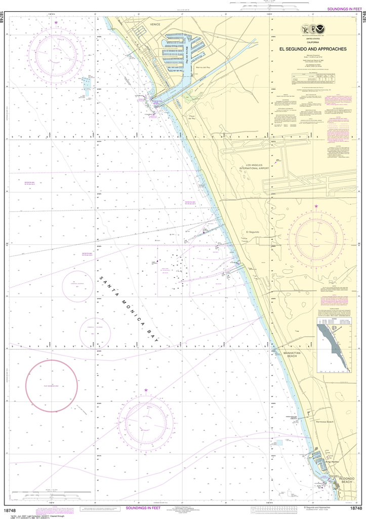 NOAA Chart 18748: El Segundo and Approaches