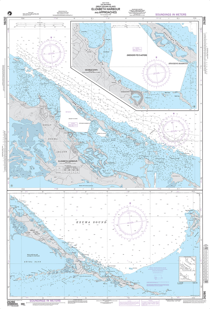 NGA Chart 26286: Elizabeth Harbour and Approaches