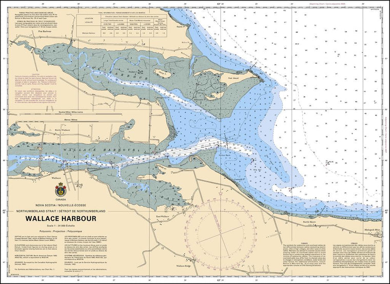 CHS Chart 4402: Wallace Harbour