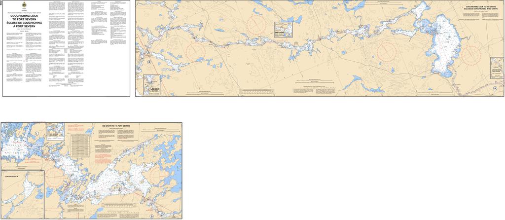 CHS Chart 2029: Couchiching Lock to Port Severn / Écluse de Couchiching a Port Severn