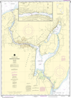 NOAA Chart 14972: Keweenaw Waterway, including Torch Lake, Hancock and Houghton
