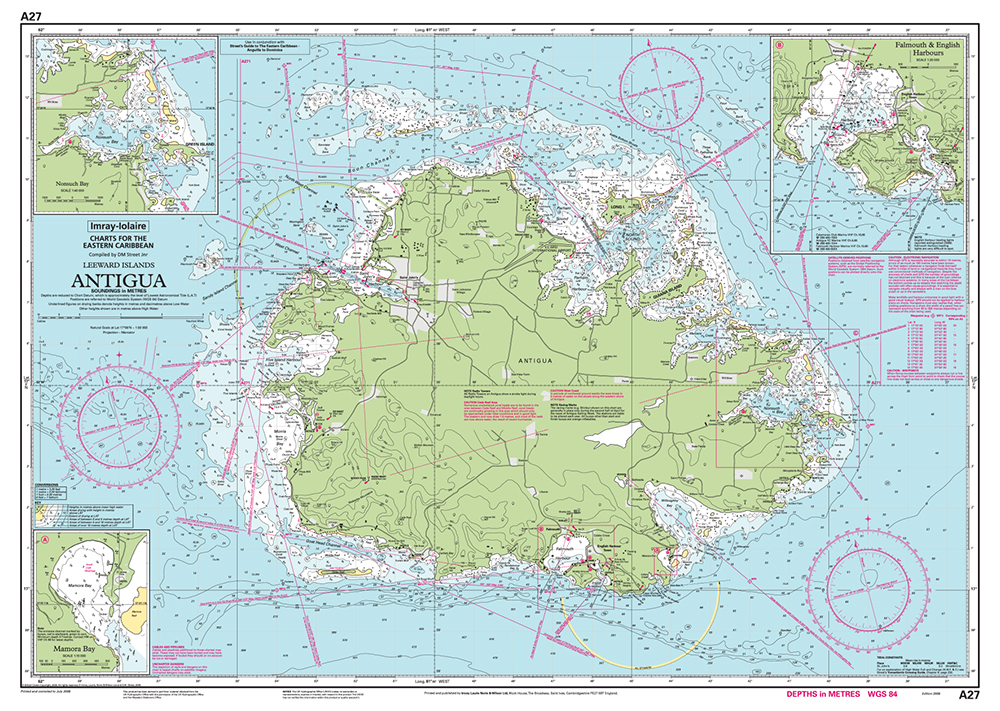 Imray Chart A27: Antigua