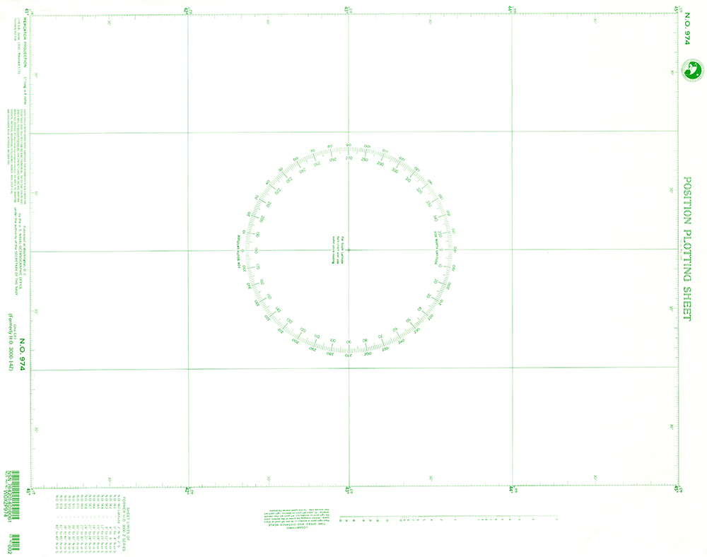NGA Chart 974: Plotting Chart 974