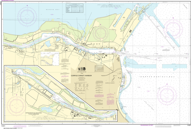 NOAA Chart 11311: Corpus Christi Harbor