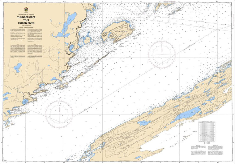 CHS Chart 2311: Thunder Cape to/à Pigeon River