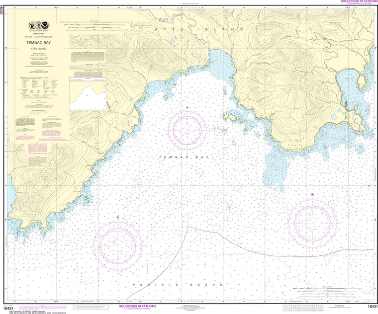 NOAA Chart 16431: Temnac Bay