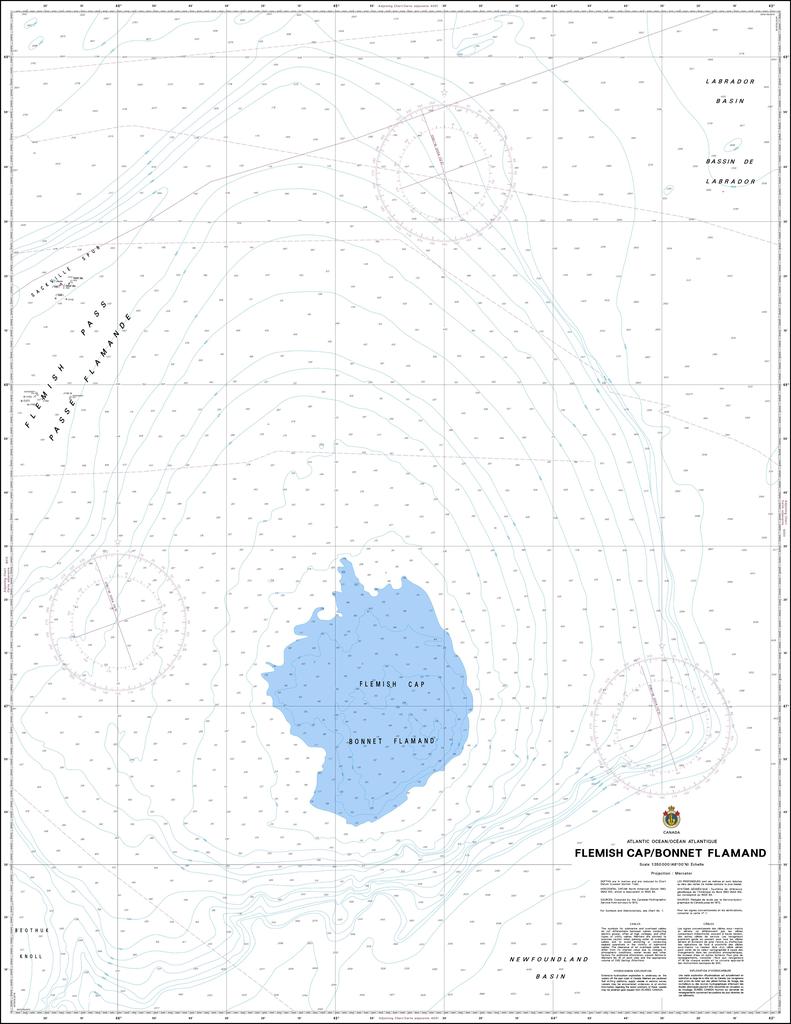 CHS Chart 8013: Flemish Cap / Bonnet Flamand
