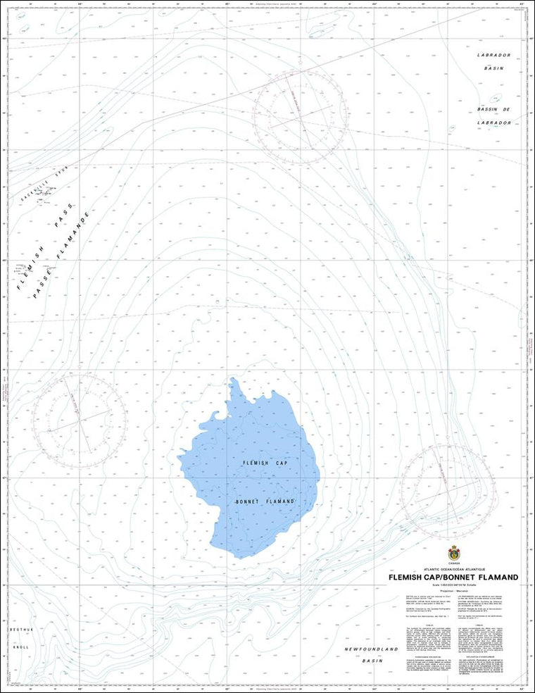 CHS Chart 8013: Flemish Cap / Bonnet Flamand