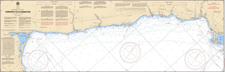 CHS Chart 2086: Toronto to/à Hamilton