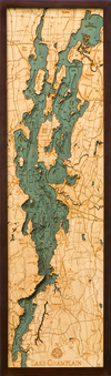 WoodChart of Lake Champlain, New York & Vermont