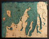 WoodChart of Grand Traverse Bay, Michigan (Medium)