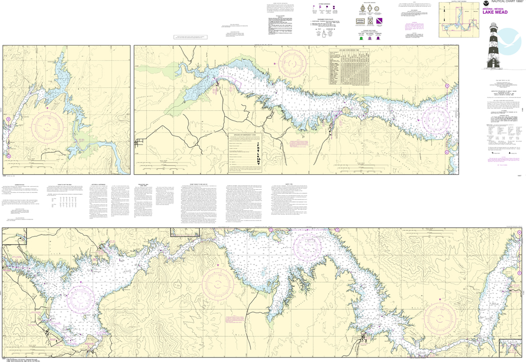 NOAA Chart 18687: Lake Mead