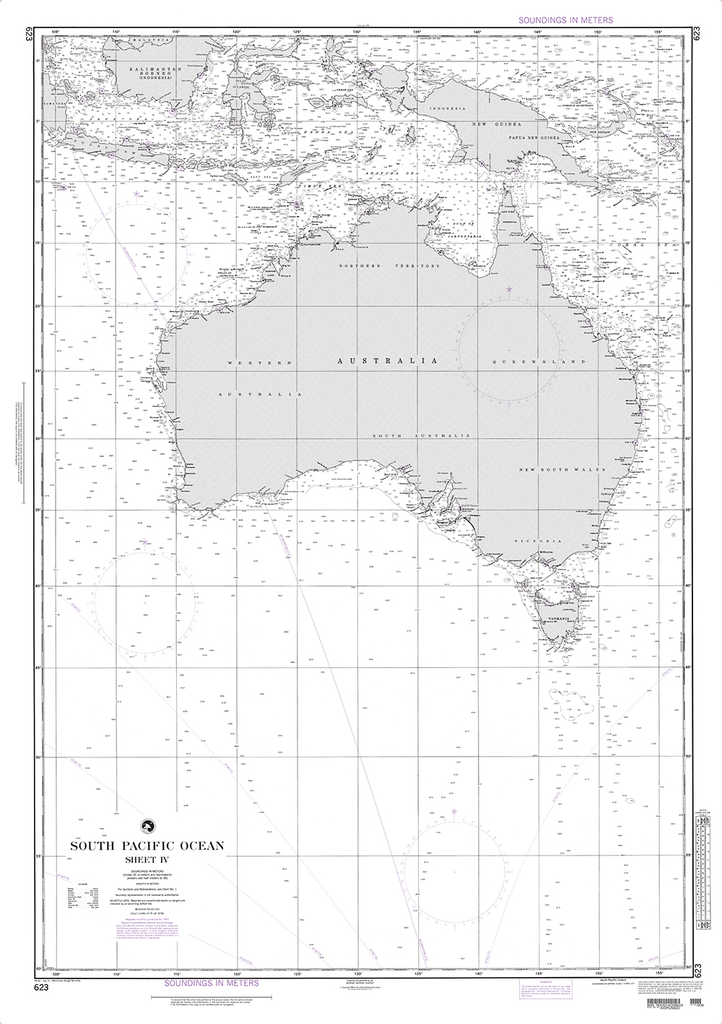 NGA Chart 623: South Pacific Ocean (Sheet IV)