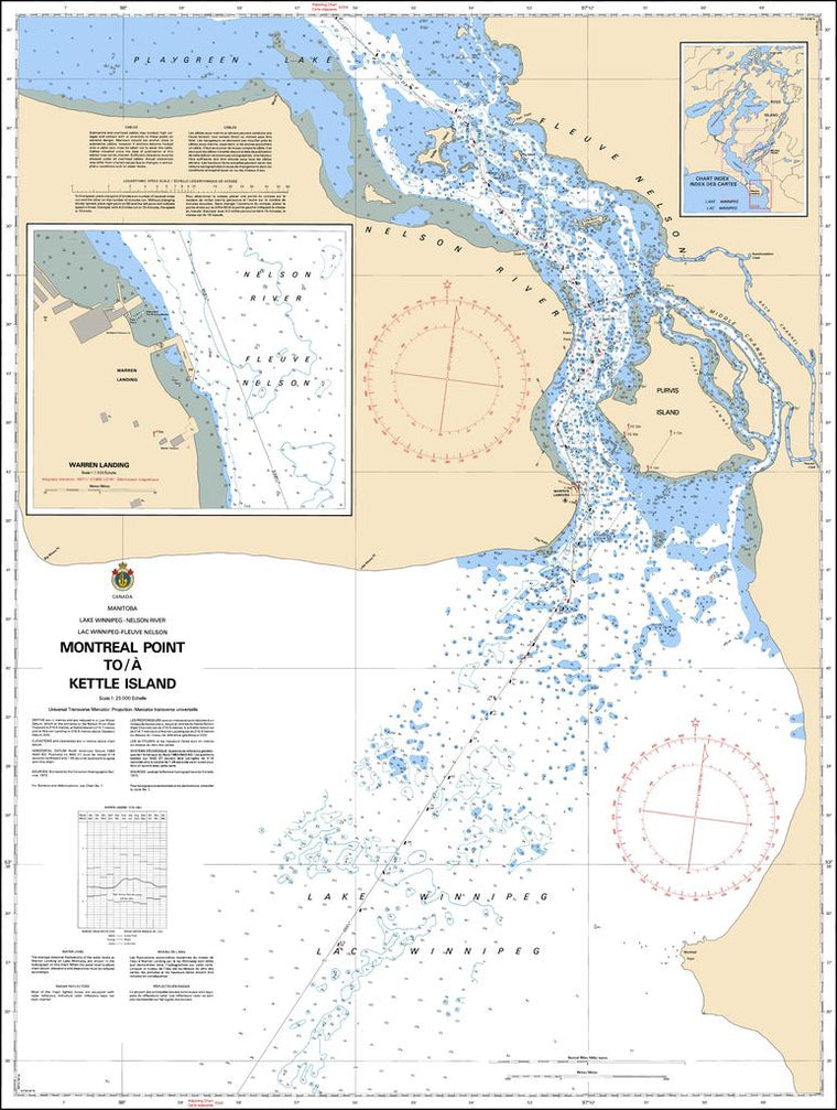 CHS Chart 6258: Montreal Point to/à Kettle Island