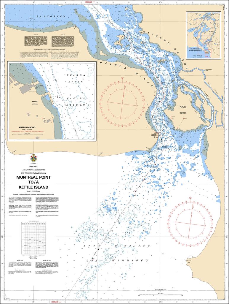 CHS Chart 6258: Montreal Point to/à Kettle Island