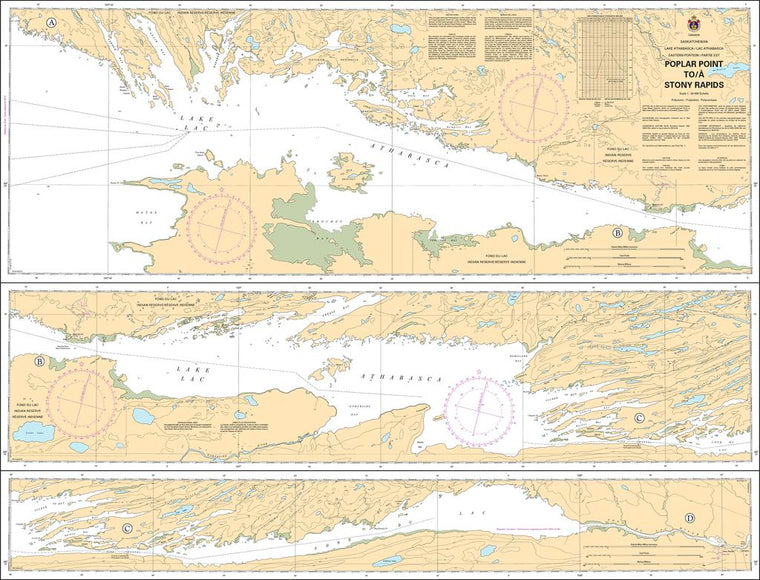 CHS Chart 6311: Poplar Point to/à Stony Rapids