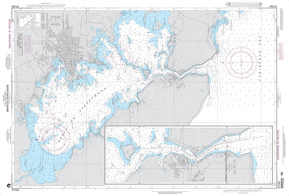 NGA Chart 27163: Bahia de Cienfuegos