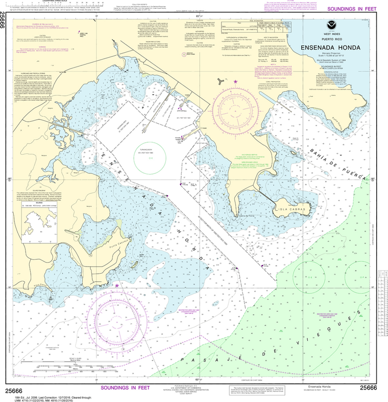 NOAA Chart 25666: Ensenada Honda