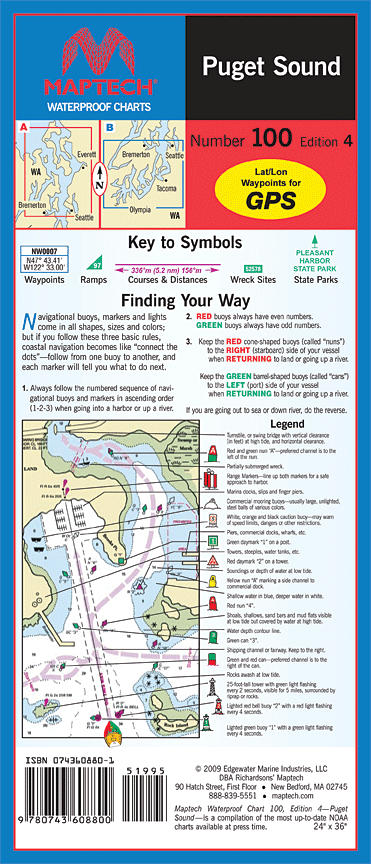 Maptech Waterproof Chartbook - Buzzards Bay, South Cape & the Islands -  WPB0310-01