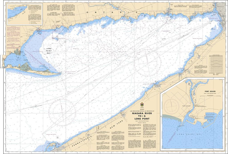 CHS Chart 2120: Niagara River to/à Long Point