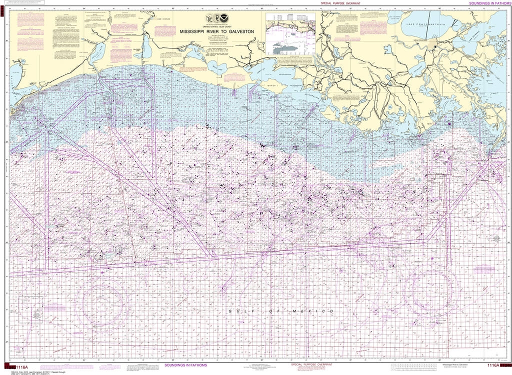 NOAA Charts for the Gulf Coast & Caribbean Captain's Nautical Books