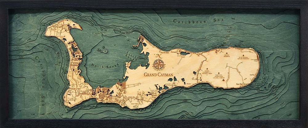WoodChart of Grand Cayman, Cayman Islands