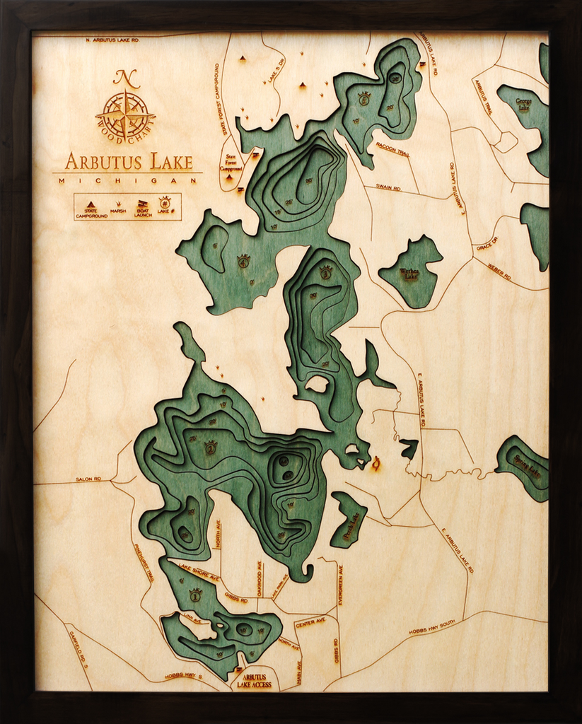 WoodChart of Arbutus Lake, Michigan
