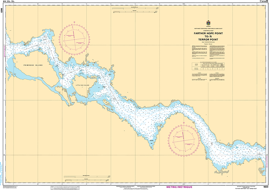 CHS Print-on-Demand Charts Canadian Waters-5623: Farther Hope Point to/€ Terror Point, CHS POD Chart-CHS5623