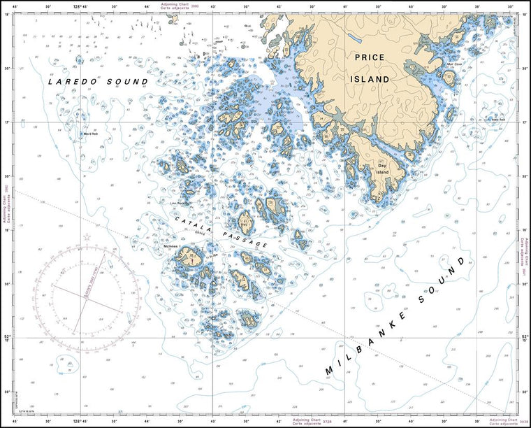 CHS Chart 3733: Catala Passage