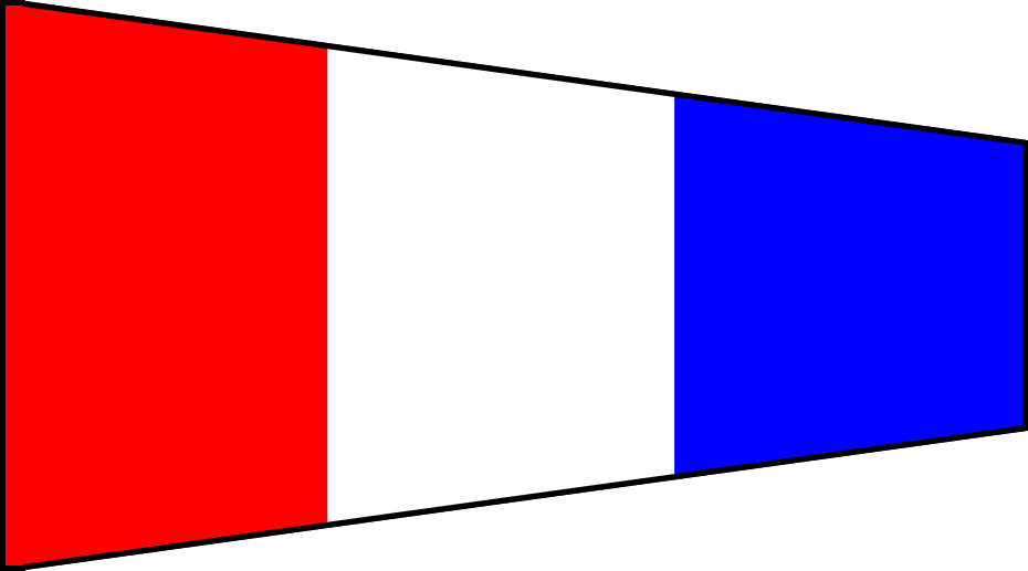 Captain's-Nautical-Supplies-Eder-Flag-International-Code-Of-Signals-Nylon-Marine-Grade-Number-3-Three