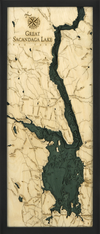 WoodChart of Great Sacandaga Lake, New York