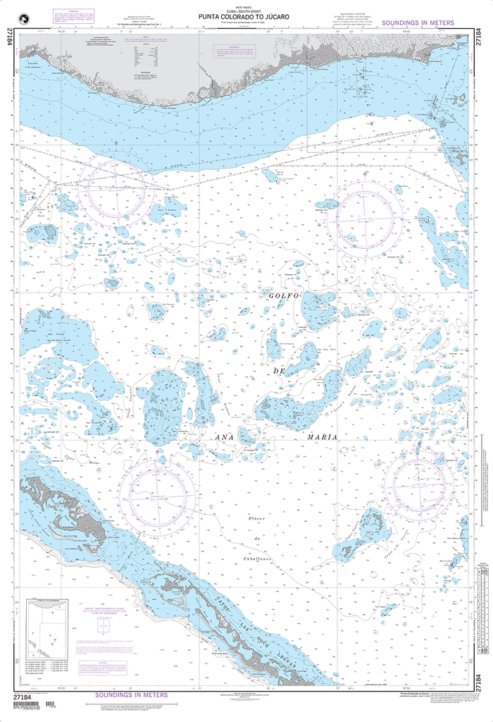 NGA Chart 27184: Punta Colorado to Jucaro
