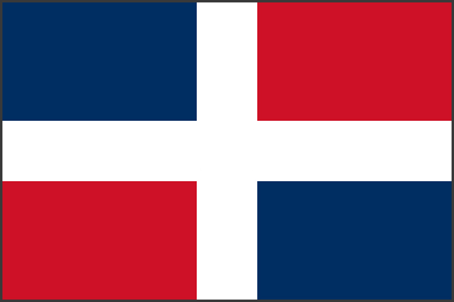 Flag of Dominican Republic (Civil)