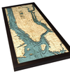 WoodChart of Manhattan, New York