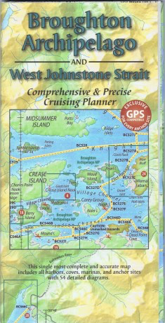 Broughton Archipelago and West Johnstone Strait Route Planning Map