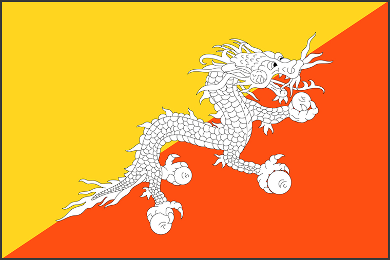 Flag of Bhutan