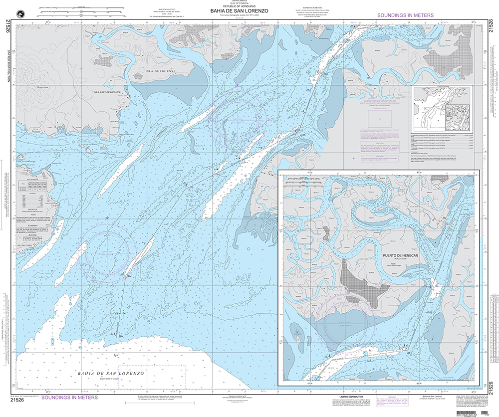 NGA Chart 21526: Bahia de San Lorenzo