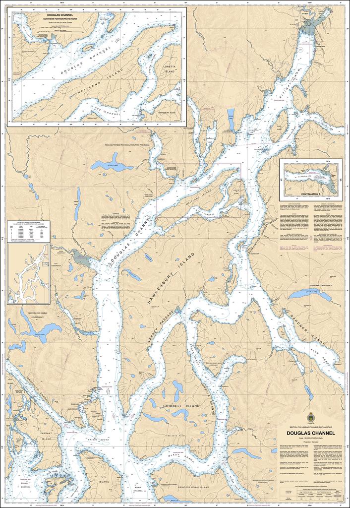 CHS Chart 3977: Douglas Channel