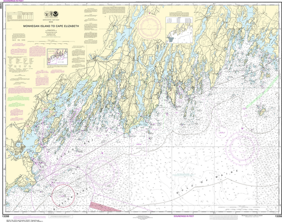 NOAA Charts for the Northeast Atlantic (NE5): Monhegan Island to Saint Croix River