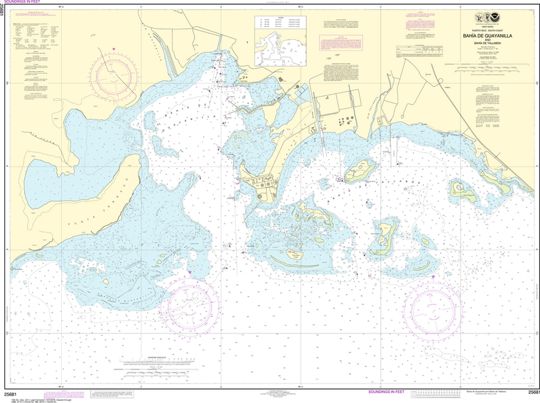 NOAA Chart 25681: Bahia de Guayanilla and Bahia de Tallaboa