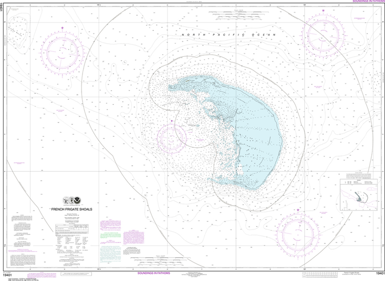 NOAA Chart 19401: French Frigate Shoals