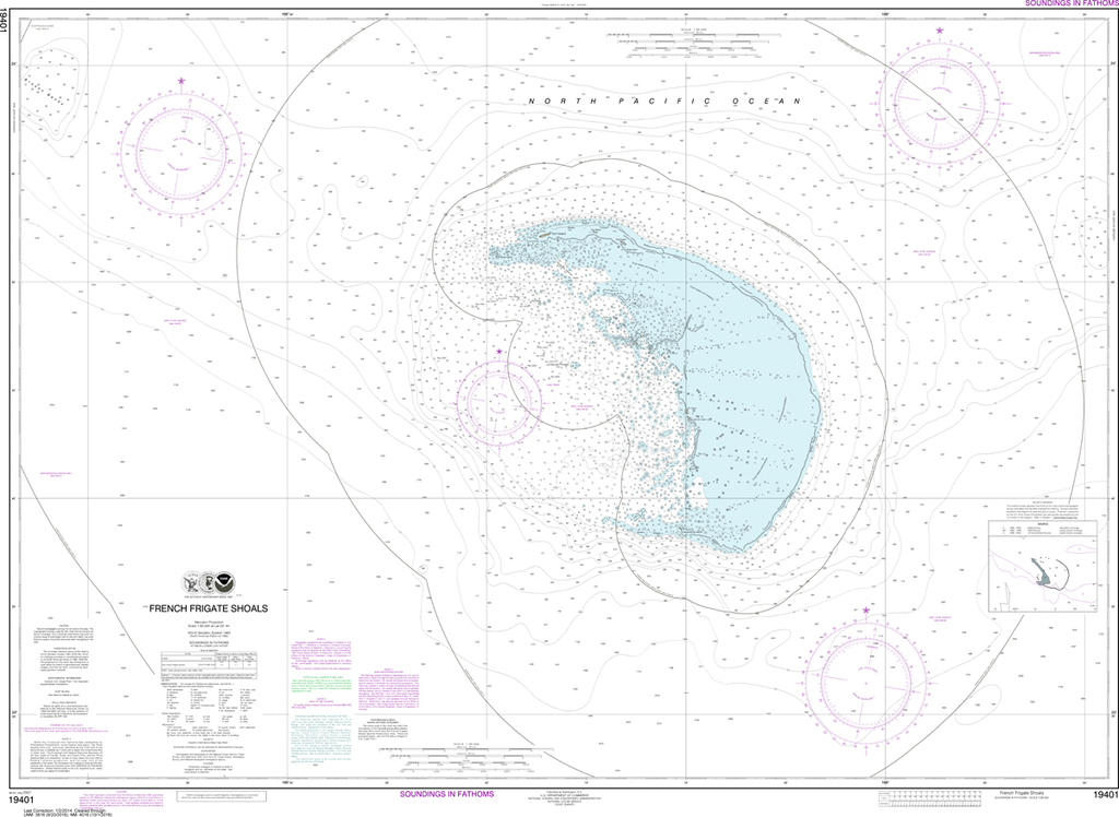 NOAA Chart 19401: French Frigate Shoals