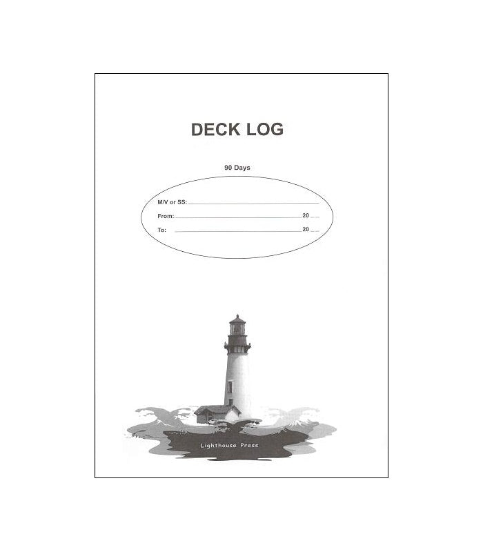 Deck Log Book (90 Day)