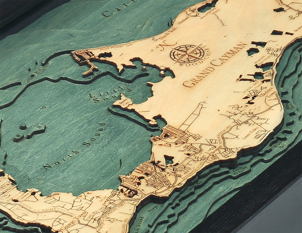 WoodChart of Grand Cayman, Cayman Islands