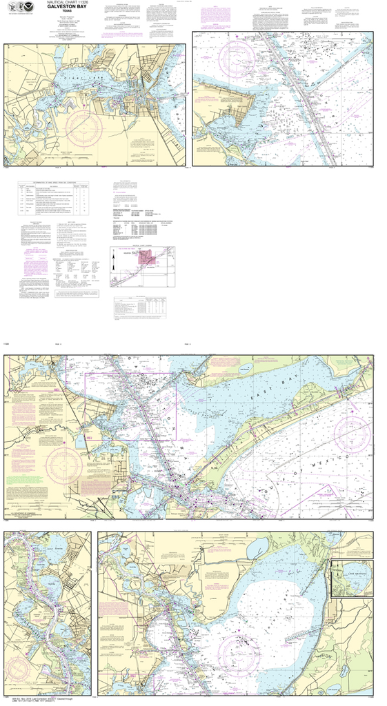 NOAA Chart 11326: Galveston Bay